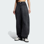 ADIDAS ADIDAS Denim Pants Fitted Washed Black
