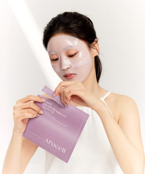 AROCELL AROCELL Super Collagen Mask 2.0 ECM ACTIVE [4 sheets]