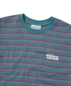 THISISNEVERTHAT THISISNEVERTHAT Striped W Tee Light Blue