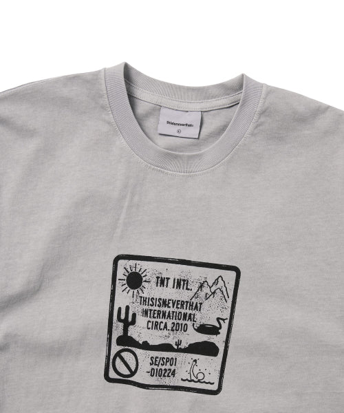 THISISNEVERTHAT THISISNEVERTHAT Caution Sign Tee Grey