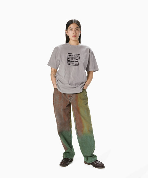 THISISNEVERTHAT THISISNEVERTHAT Caution Sign Tee Grey