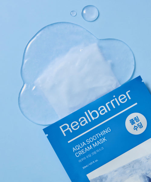 REAL BARRIER REAL BARRIER Aqua Soothing Cream Mask 10 Sheets