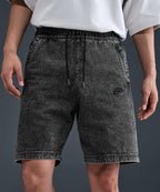 NIKE NIKE Denim Shorts M - Black