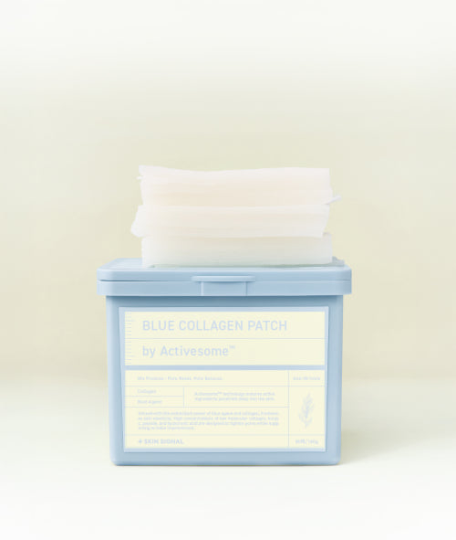 SKINSIGNAL 80 blue collagen patches, 180g (pore depth improvement/wrinkle improvement functionality)