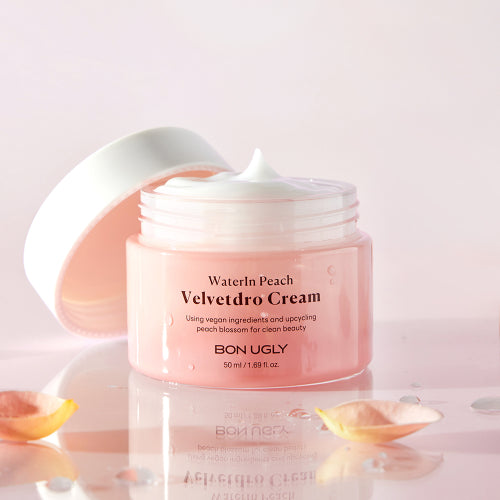BON UGLY Water in Peach Velvet Draw Cream 50ml + 7 firming kelp types (1.5ml x 3) included