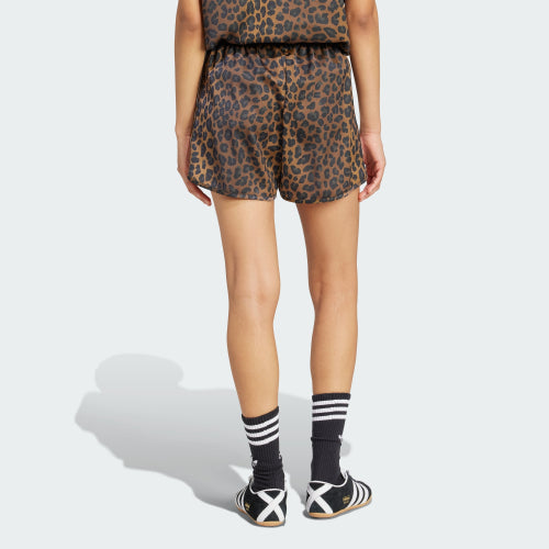 ADIDAS ADIDAS Satin Short Pants - Leopard:Brown (Size M)