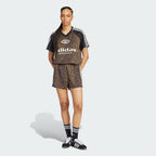 ADIDAS ADIDAS Satin Short Pants - Leopard:Brown (Size M)