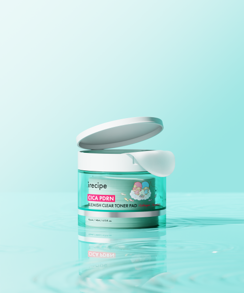IRECIPE [Collaboration] Cica PDRN Trace Clear Soothing Radiance Blemish Pads 70 sheets + 3 packs of 2
