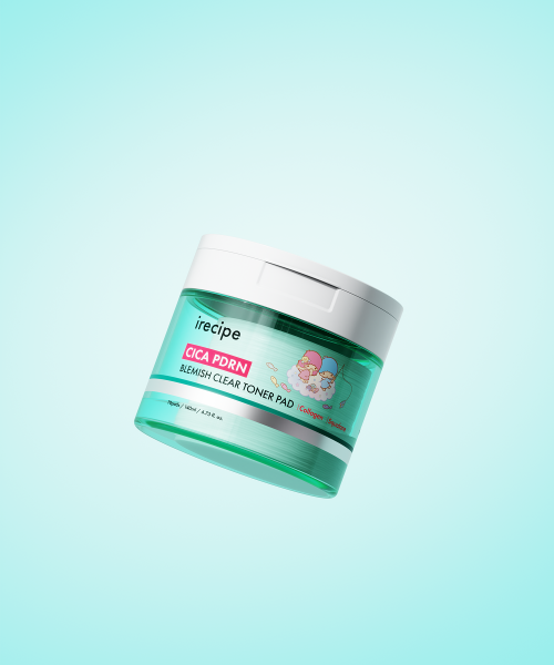 IRECIPE [Collaboration] Cica PDRN Trace Clear Soothing Radiance Blemish Pads 70 sheets + 3 packs of 2