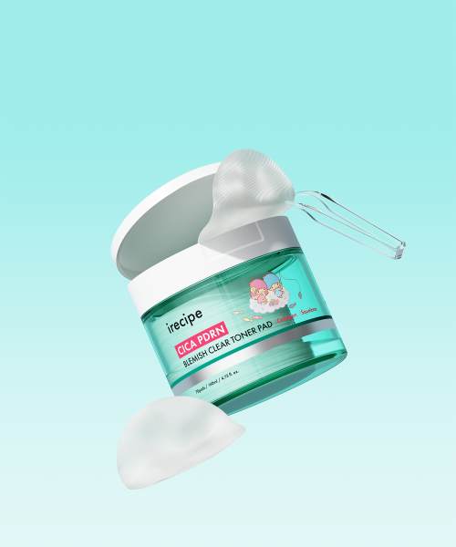 IRECIPE [Collaboration] Cica PDRN Trace Clear Soothing Radiance Blemish Pads 70 sheets + 3 packs of 2