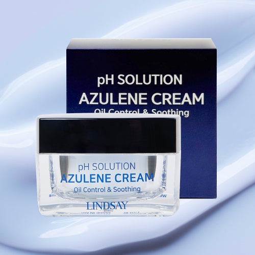 LINDSAY PH Solution Calming Soothing Ceramide Panthenol Centella Asiatica Allantoin Azulene Madeca Cream 50g