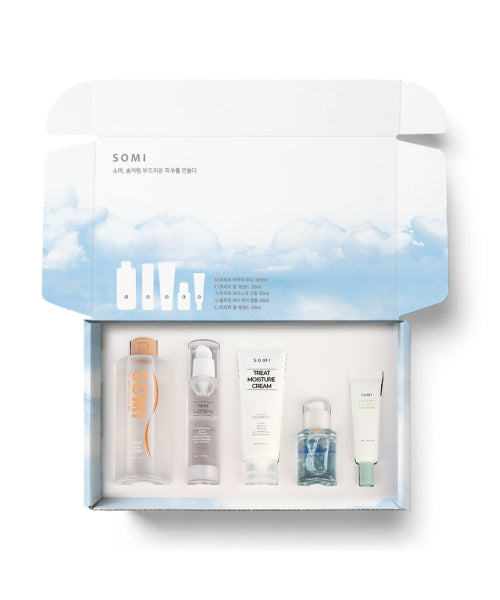 SOMI 5-piece cotton basic gift set - Contains 5 types of moisture