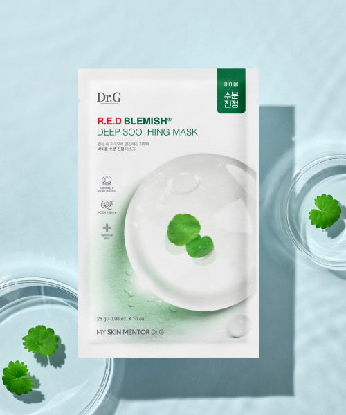 DR.G DR.G Red Blemish Deep Soothing Mask 10 sheets