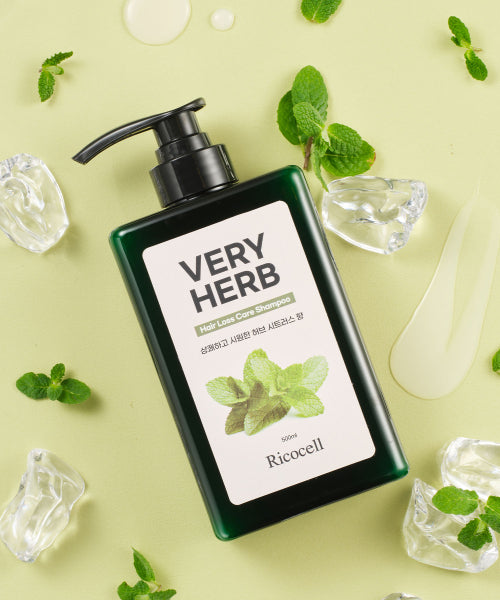RICOCELL Lycocell Berry Herb Hair Loss Relief Cool Shampoo 500ml Hypoallergenic Scalp Citrus Scent Cool Dandruff Care