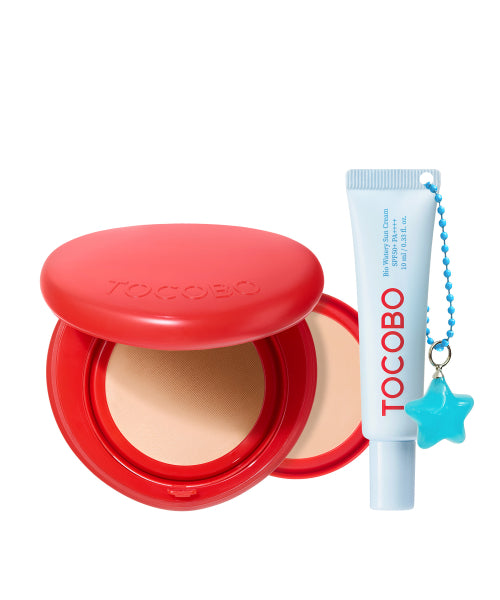 TOCOBO TOCOBO Apple Dewy Fit Cushion Refill Plan (+mini sunscreen & star key ring)