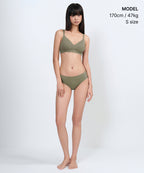 MUSINSA STANDARD WOMAN MUSINSA STANDARD WOMAN Women's Seamless Light Volume Bra [Sage]
