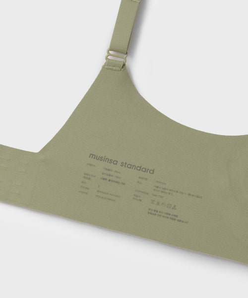 MUSINSA STANDARD WOMAN MUSINSA STANDARD WOMAN Women's Seamless Light Volume Bra [Sage]