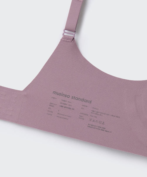 MUSINSA STANDARD WOMAN MUSINSA STANDARD WOMAN Women's Seamless Light Volume Bra [Smoke Pink]