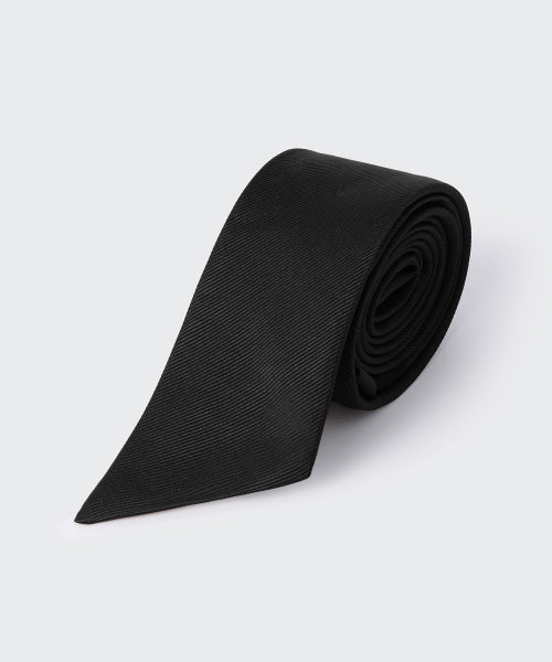 MUSINSA STANDARD WOMAN MUSINSA STANDARD WOMAN Women's Silk Slash Cut Tie [Black]