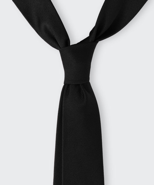 MUSINSA STANDARD WOMAN MUSINSA STANDARD WOMAN Women's Silk Slash Cut Tie [Black]