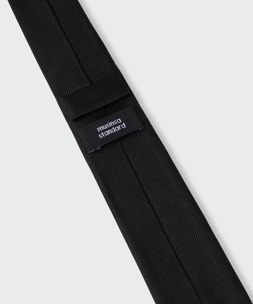 MUSINSA STANDARD WOMAN MUSINSA STANDARD WOMAN Women's Silk Slash Cut Tie [Black]