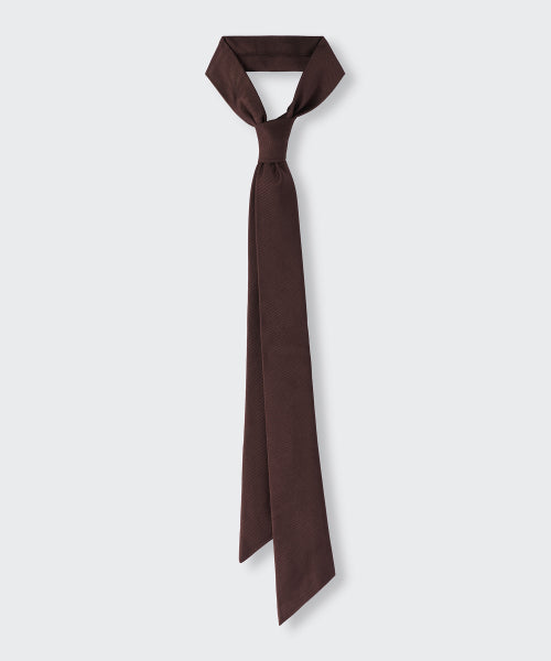 MUSINSA STANDARD WOMAN MUSINSA STANDARD WOMAN Women's silk slash cut tie dark brown