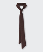 MUSINSA STANDARD WOMAN MUSINSA STANDARD WOMAN Women's silk slash cut tie dark brown