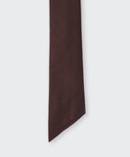 MUSINSA STANDARD WOMAN MUSINSA STANDARD WOMAN Women's silk slash cut tie dark brown
