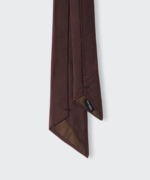 MUSINSA STANDARD WOMAN MUSINSA STANDARD WOMAN Women's silk slash cut tie dark brown