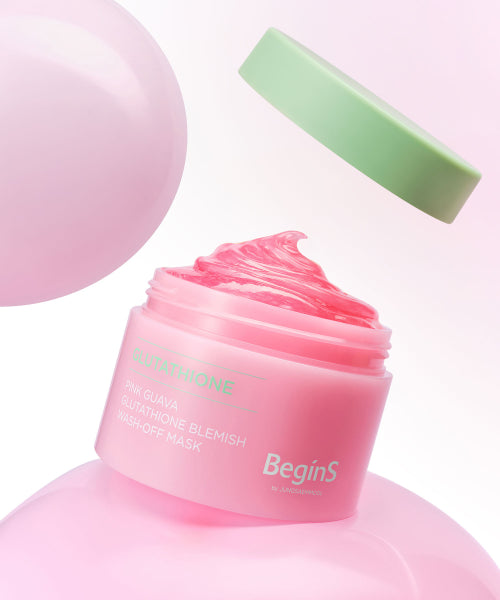 BEGINS BEGINS Pink Guava Glutathione Wash-off Mask 90g