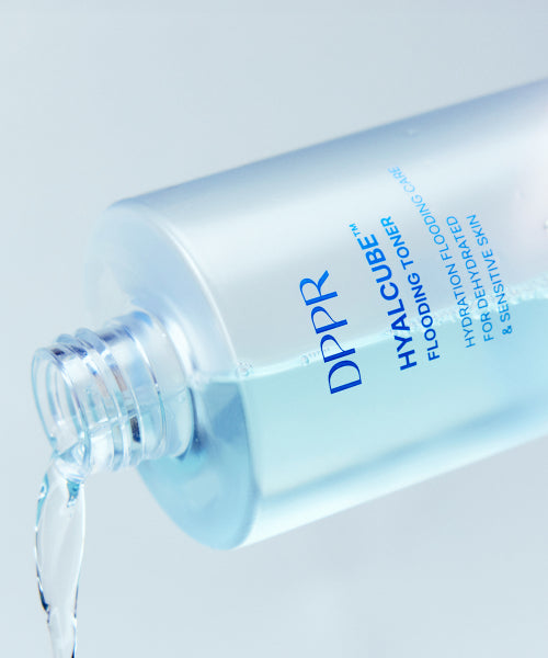 DPPR Hyaluronic Acid Hyal Cube Mildly Acid Moisture Toner 300ml (+ 30ml of moisturizing cream provided)