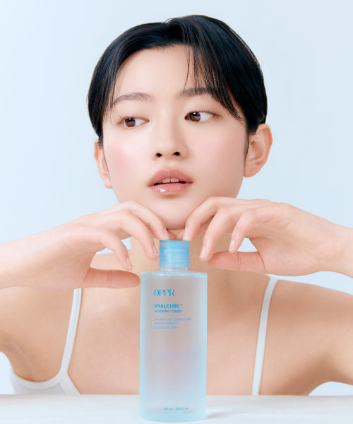 DPPR Hyaluronic Acid Hyal Cube Mildly Acid Moisture Toner 300ml (+ 30ml of moisturizing cream provided)