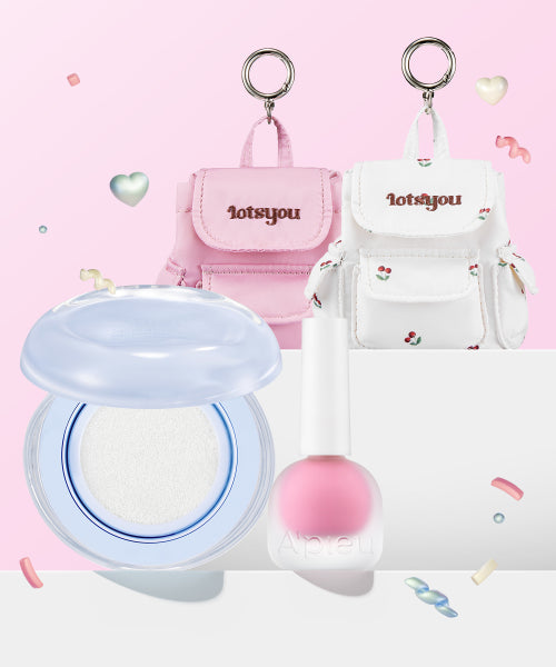 APIEU APIEU Juicy Pang Water Blusher + Water Lock Finisher + Ratsuyu Keyring