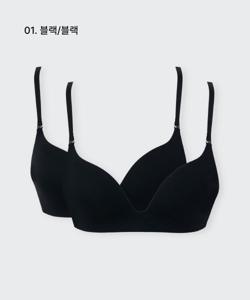 MUSINSA STANDARD WOMAN MUSINSA STANDARD WOMAN Women's Wireless Bra 2 Pack