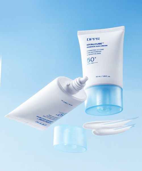 dppr Hyaluronic Acid Hyal Cube Essence Sunscreen SPF50+ PA++++ 50ml (includes a 30ml moisturizing cr