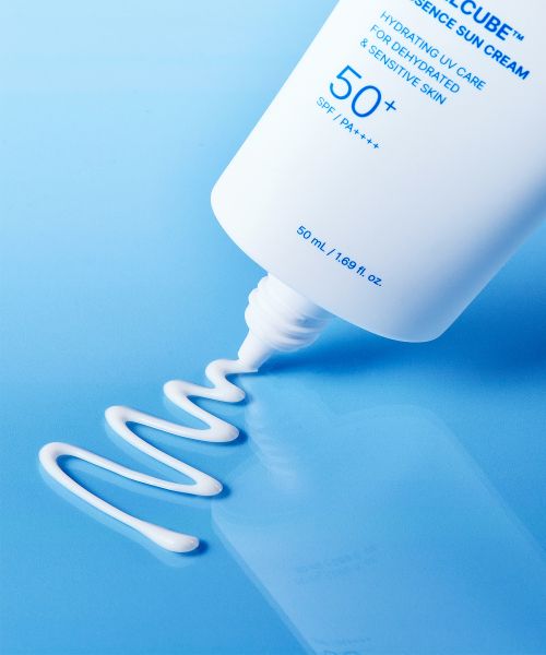 dppr [2pack] Hyaluronic Acid Hyal Cube Essence Sunscreen SPF50+ PA++++ 50ml (+30ml moisturizing crea