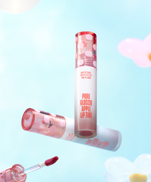 theprettypetite TPP Pure Glossy Apple Lip Tint Gamhong Red