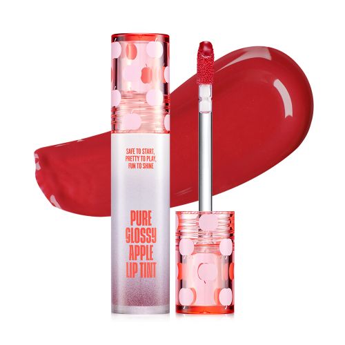 theprettypetite TPP Pure Glossy Apple Lip Tint Gamhong Red