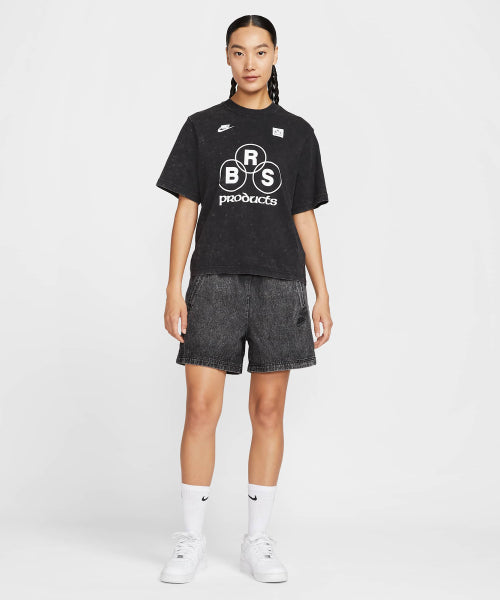 NIKE NIKE Denim Shorts Women - Black