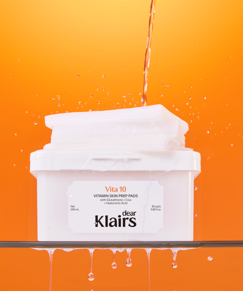 KLAIRS [SET] Freshly Juiced Vitamin Hwajalmuk Pad & Vitamin Pack Cleanser