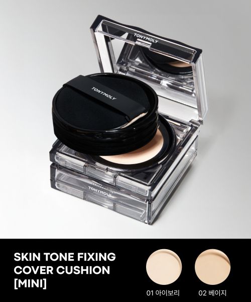 tonymoly [MINI SET] Skin Tone Fixing Cover Cushion Mini + Mini Tint