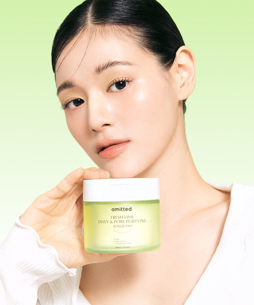 OMITTED Fresh Lime LHA Glowing Pore Toner Pad 70 sheets