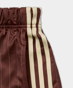 ADIDAS ADIDAS Pinstripe Satin Short Pants - Brown