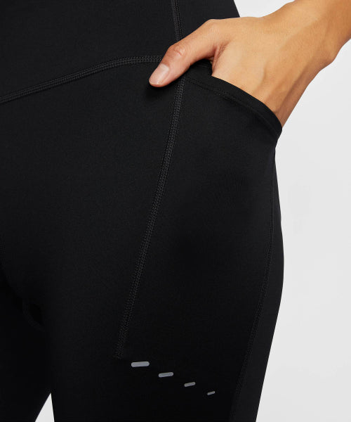 NIKE Nike Running Leggings High Waist 7/8 - Black
