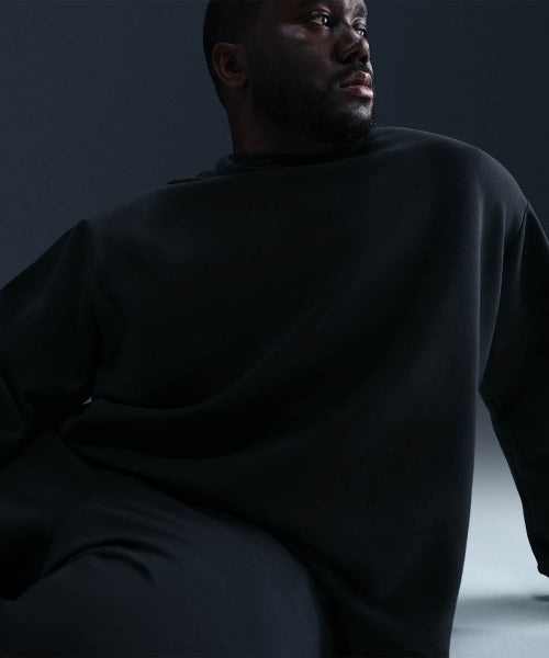 NIKE NIKE Sweatshirt M - Black: Dark Smoke Gray