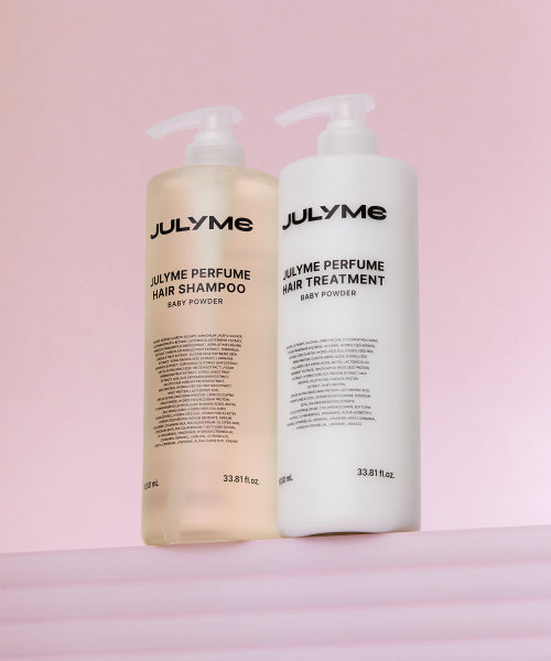 JULYME Baby powder perfume hair shampoo/treatment 1000ml 2-piece set