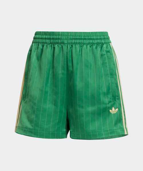 ADIDAS ADIDAS Pinstripe Satin Short Pants - Green