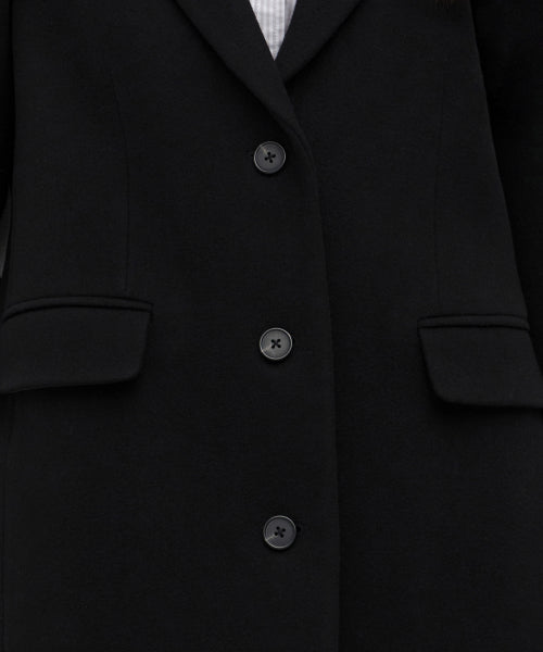 MUSINSA STANDARD WOMAN MUSINSA STANDARD WOMAN Cashmere Blend Chesterfield Coat (Size)