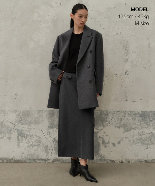 MUSINSA STANDARD WOMAN MUSINSA STANDARD WOMAN Women's Coat Medium Gray