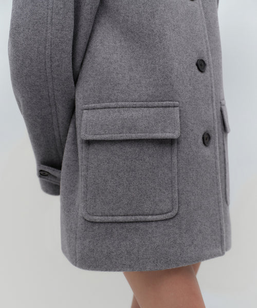 MUSINSA STANDARD WOMAN MUSINSA STANDARD WOMAN Coat Medium Gray